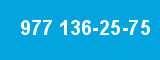 977 136-25-75 977 136-25-75